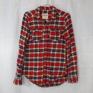 ABERCROMBIE Long Sleeve Button Down Shirt Small